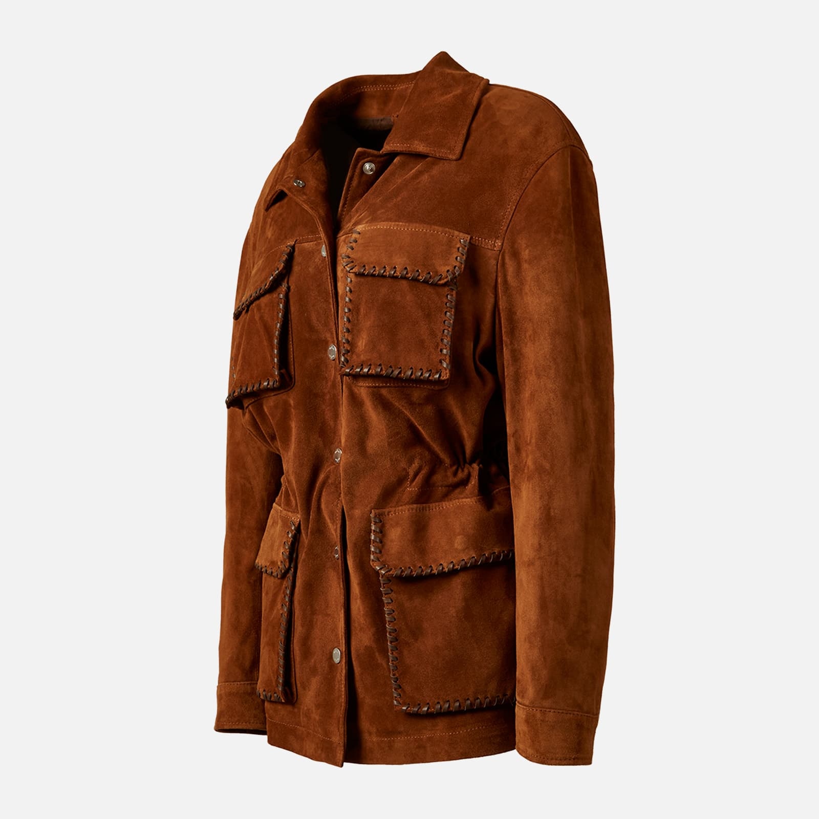 Trucker Jacket in Leather - 3