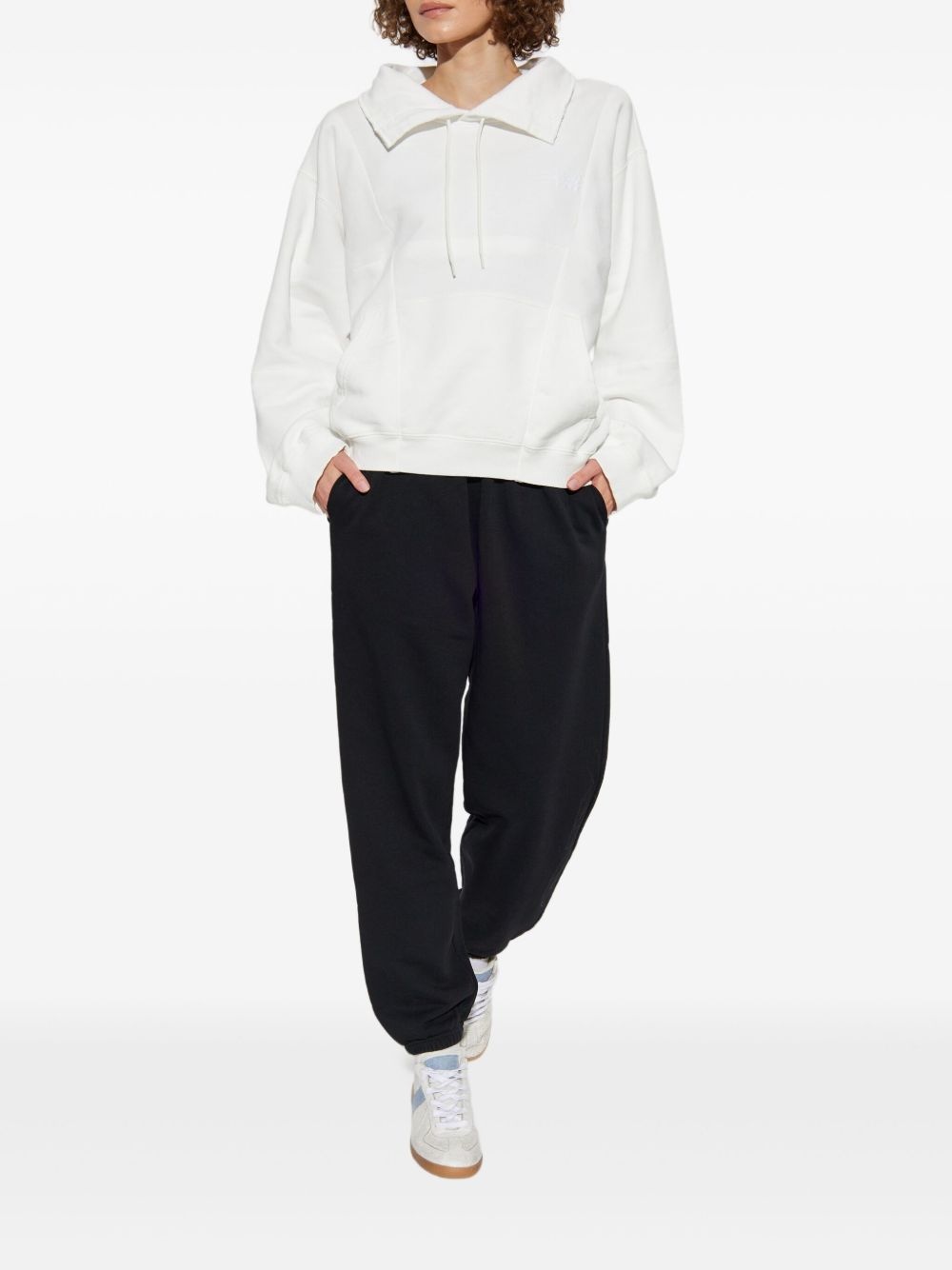elasticated drawstring track pants - 2