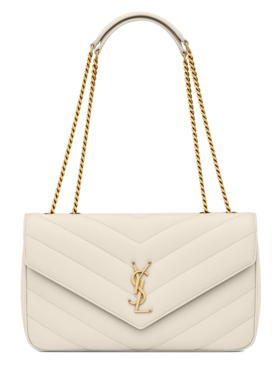 MEDIUM LEATHER LOULOU BAG - 1