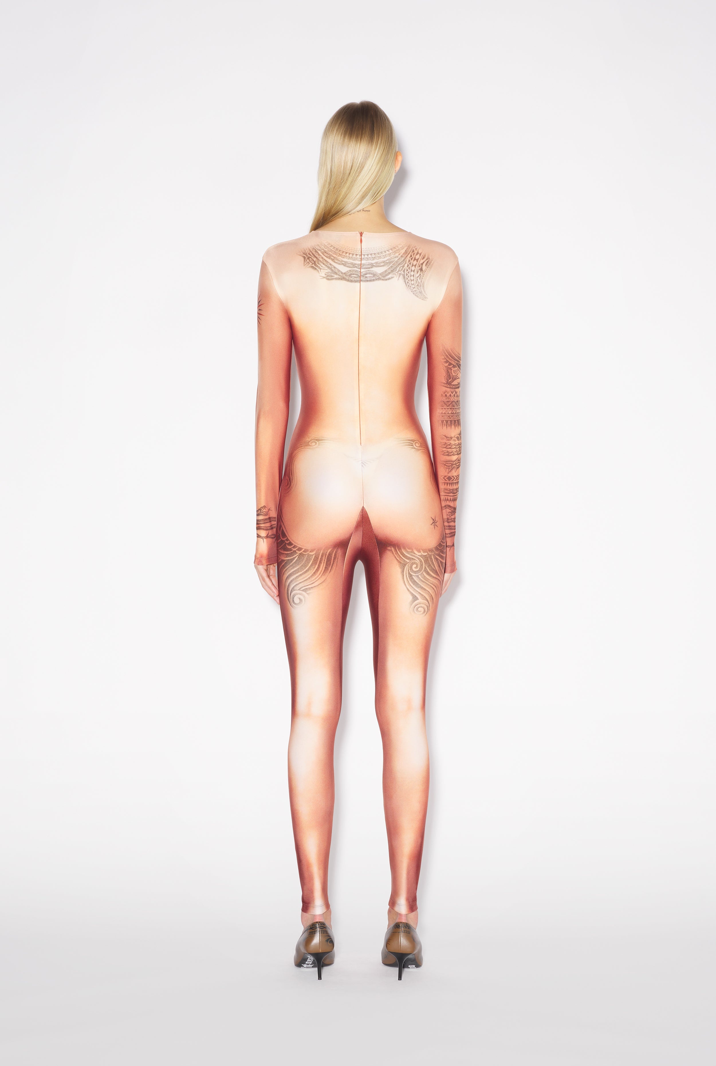 THE NUDE BODY TATTOO JUMPSUIT - 2