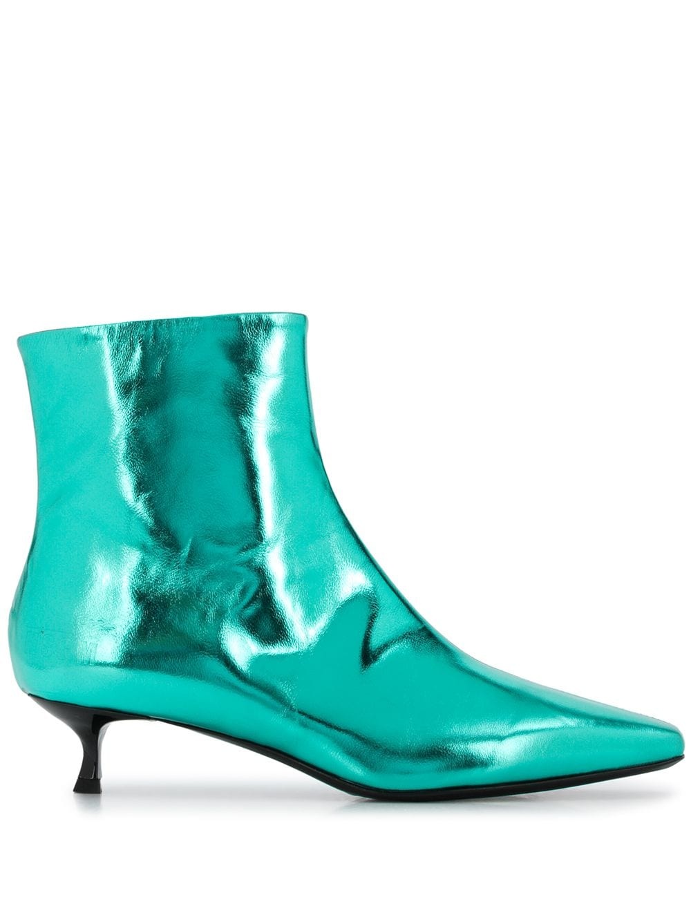 metallic ankle boots - 1