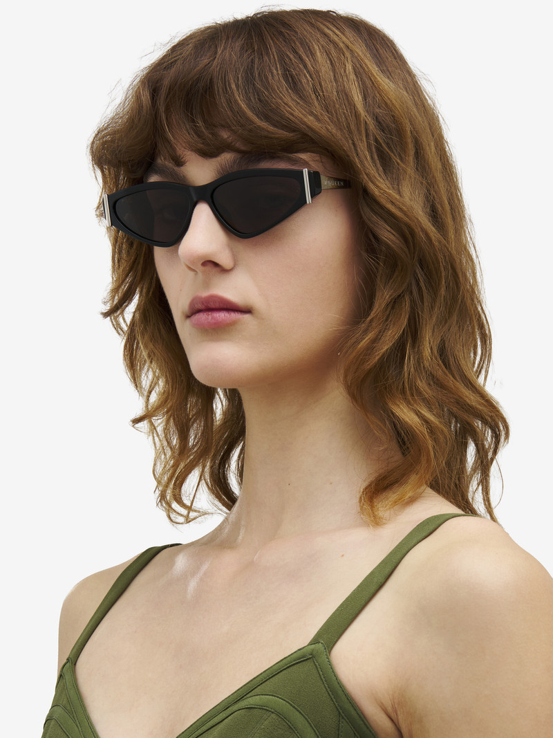 Alexander McQueen Side T-Bar Sunglasses outlook