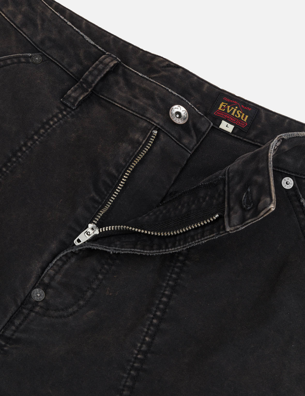Seagull Print and Multi-Pocket Regular Fit Cargo Pants - 8