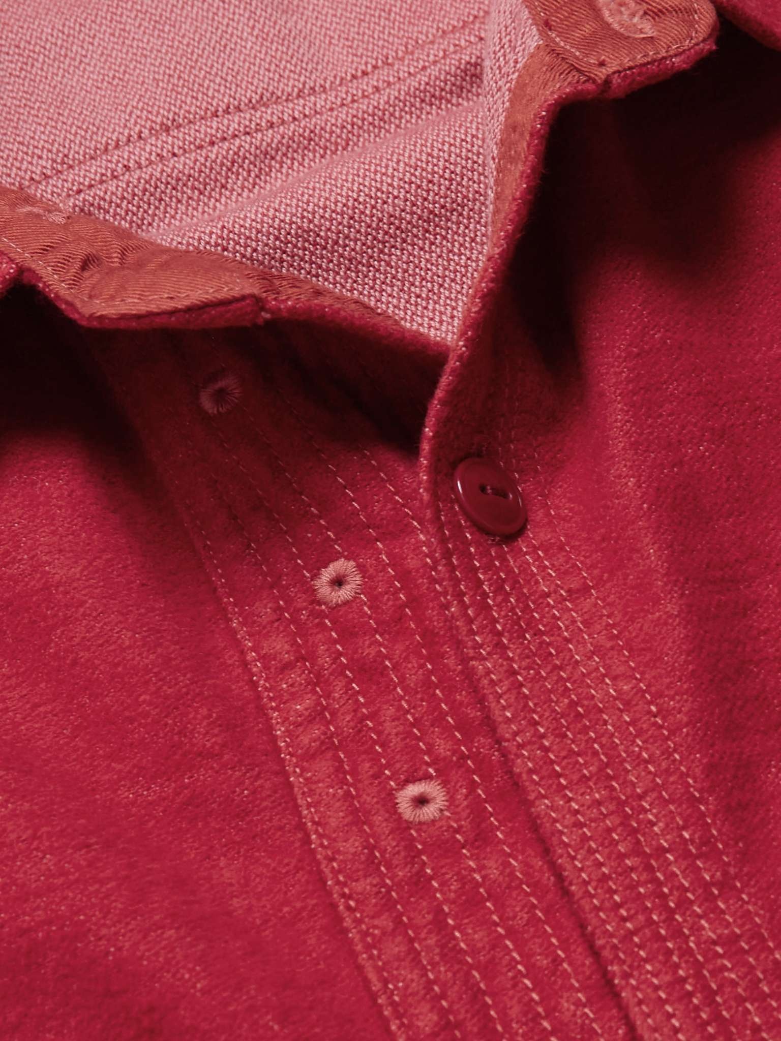 CPO Brushed Cotton-Fleece Shirt - 5