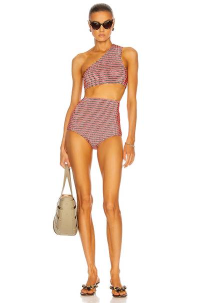 Bottega Veneta One Shoulder Bikini Set outlook