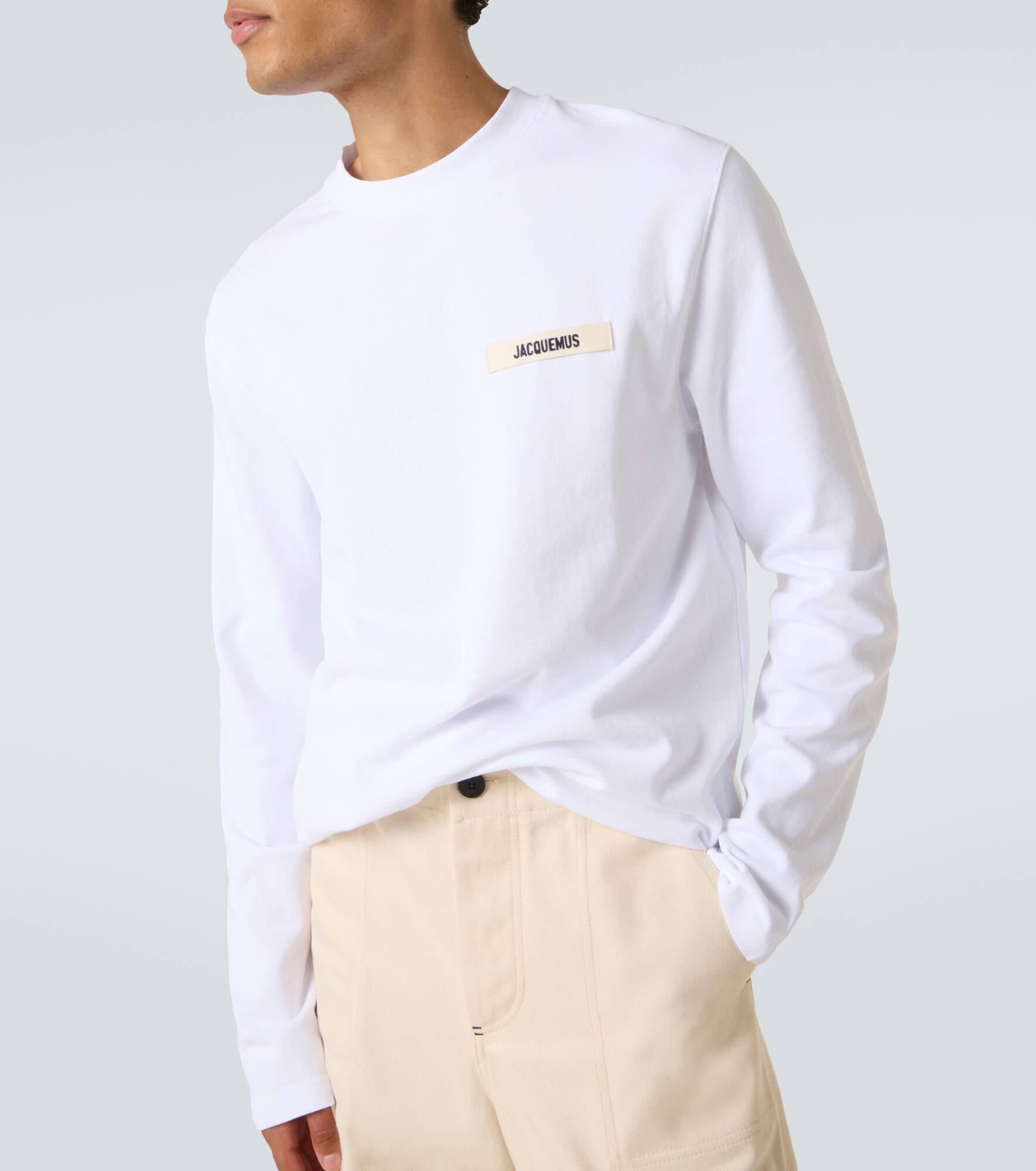 Gros Grain cotton fleece T-shirt - 5