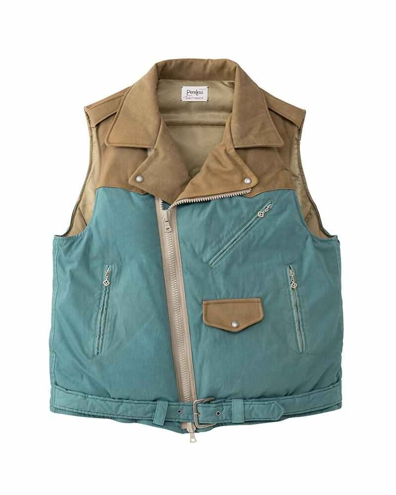 STRABLER DOWN VEST GREEN - 1