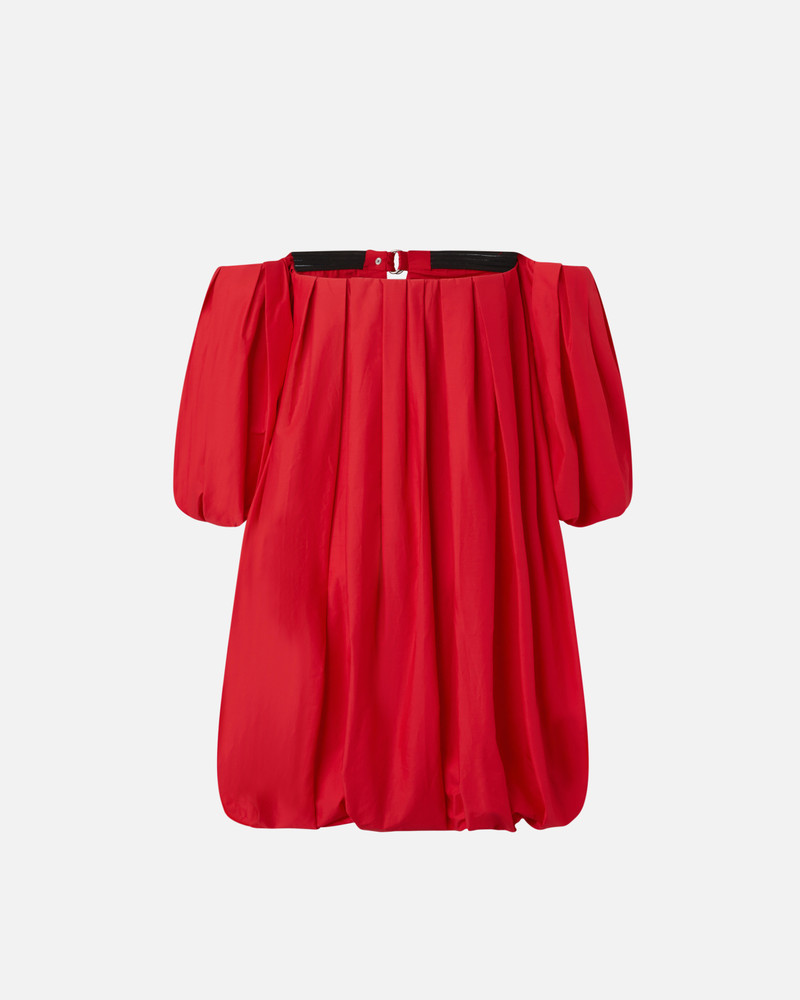 POPLIN BALLOON MINI DRESS 6