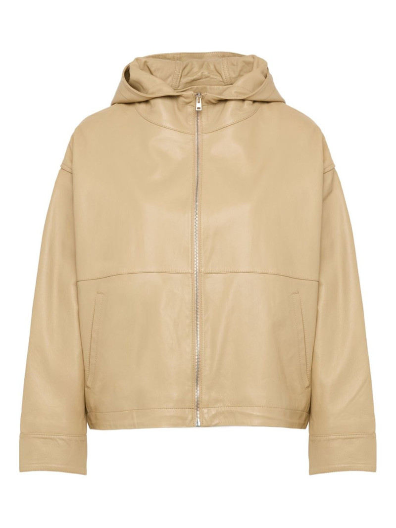 hooded leather jacket 1