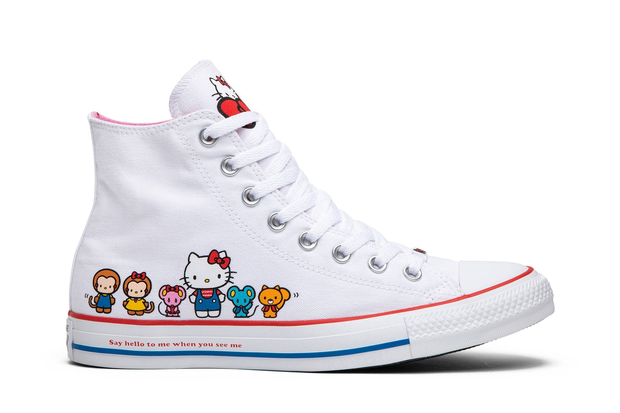 Converse x hello kitty chuck taylor all star low top hotsell