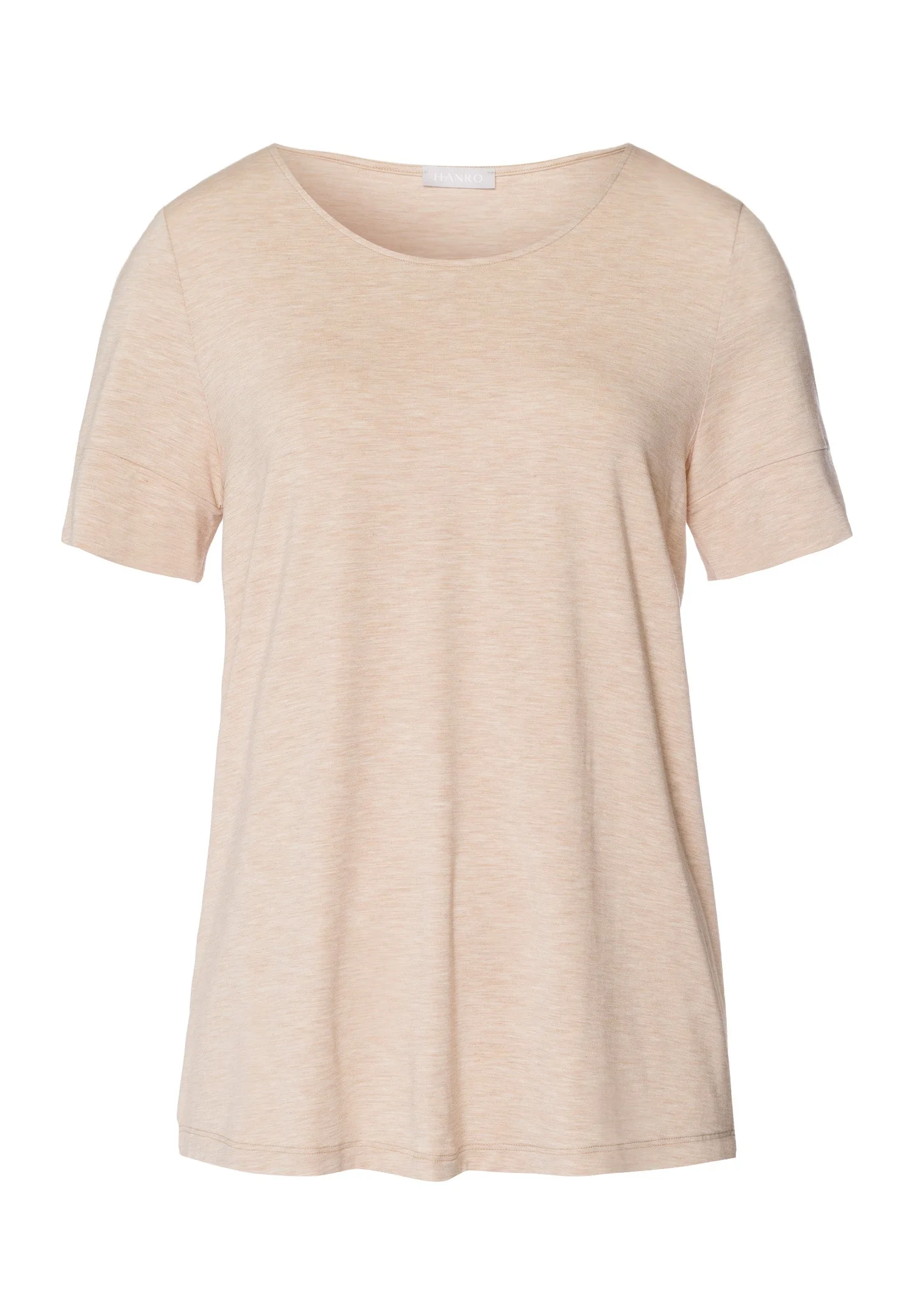 Natural Elegance Relaxed Round Neck Top - 1