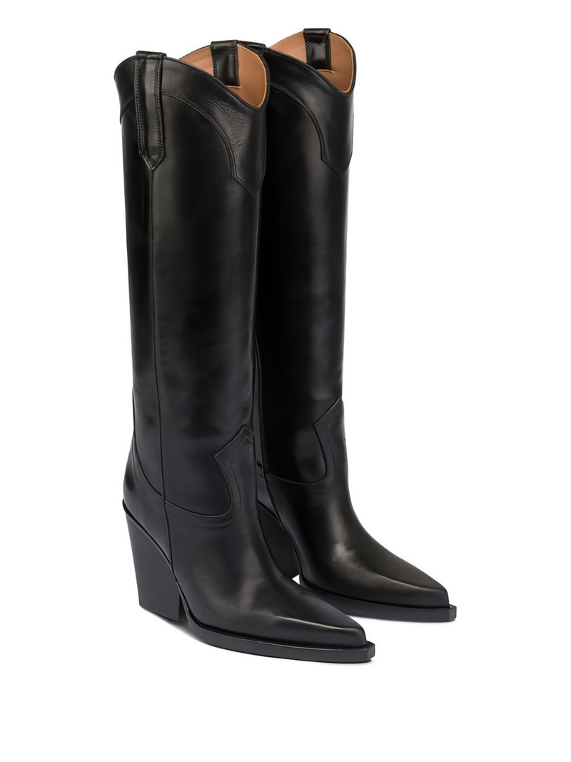 El Dorado calf leather pointed-toe boots 5