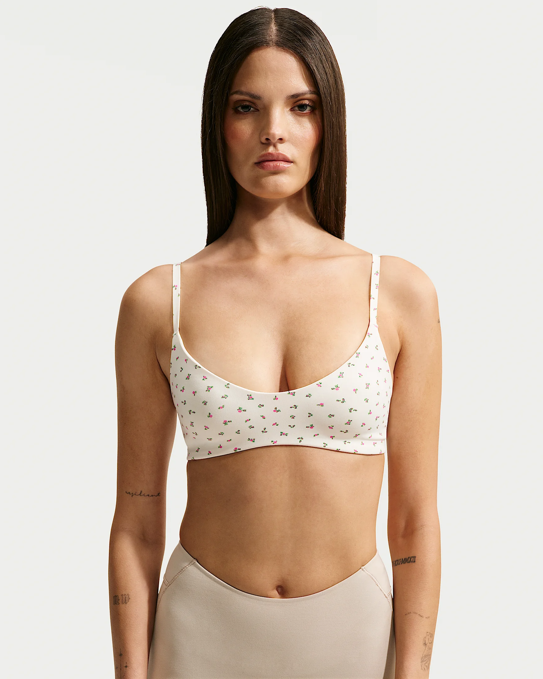 NikeSKIMS Matte Women's Printed Micro-Scoop Bra - 1