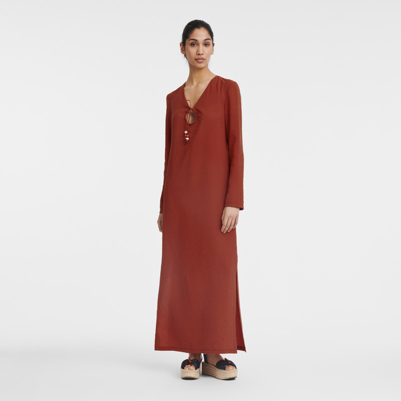 Longchamp Long dress Sienna - Crepe outlook