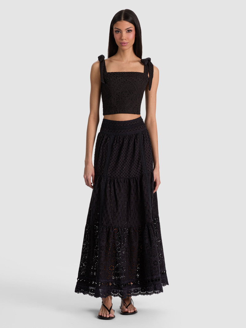 LEONA EMBROIDERED MIDI SKIRT 3