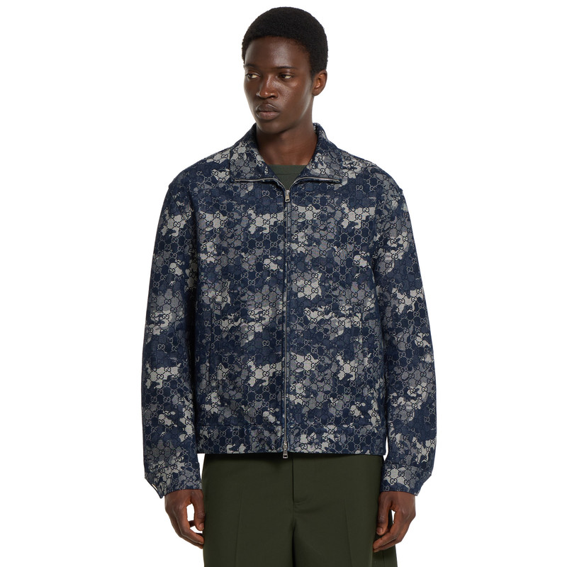GG jacquard denim jacket 3