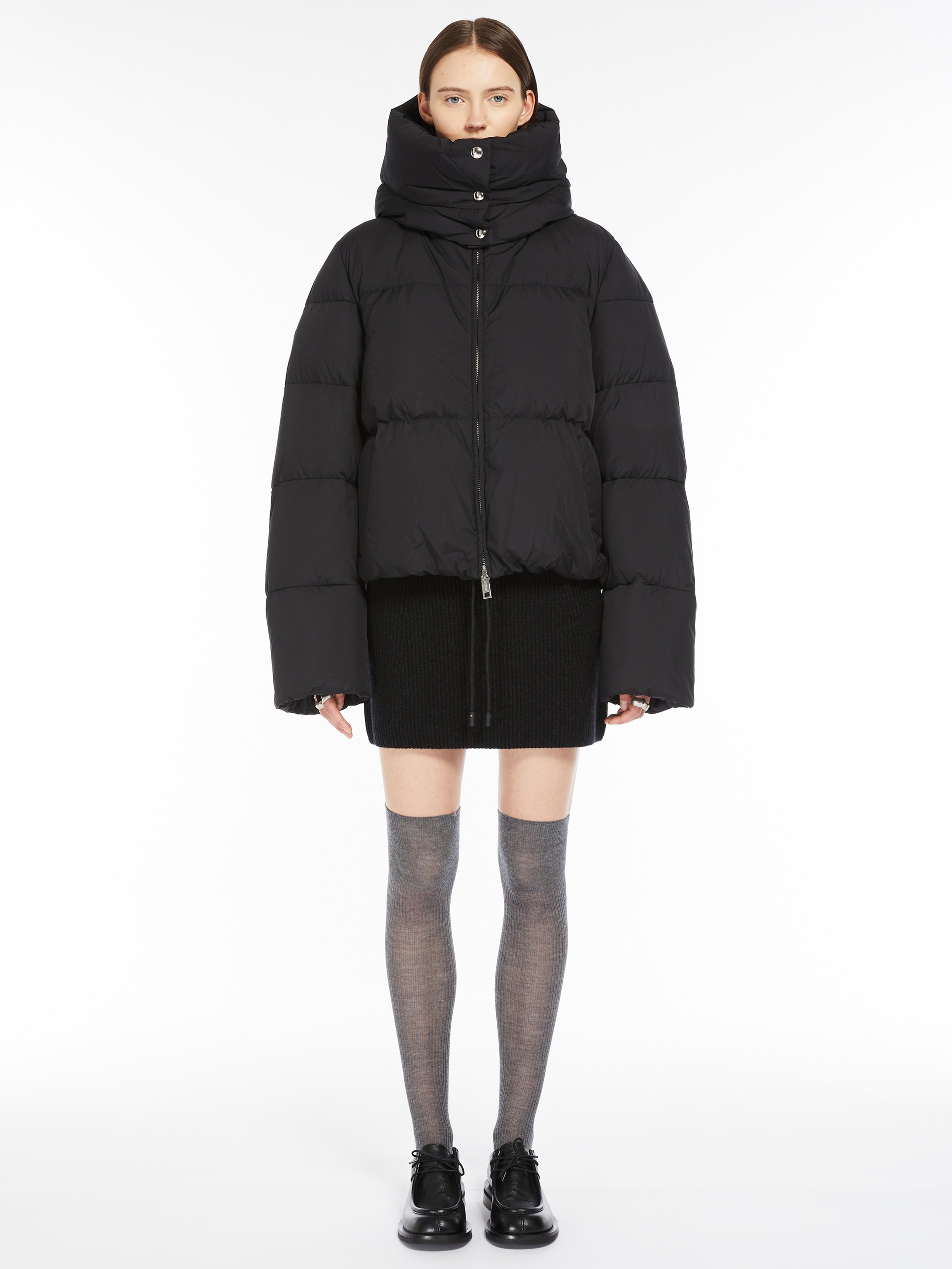 BEIRA Oversized waterproof fabric down jacket - 3