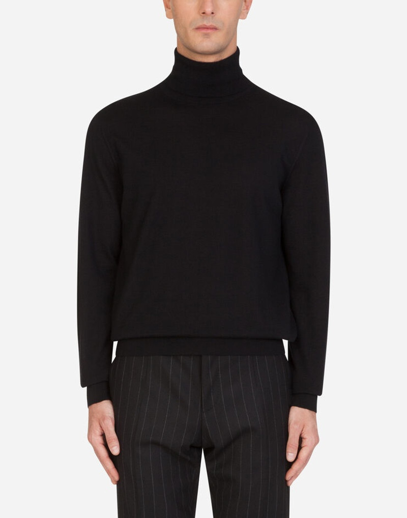 Cashmere turtle-neck sweater - 1
