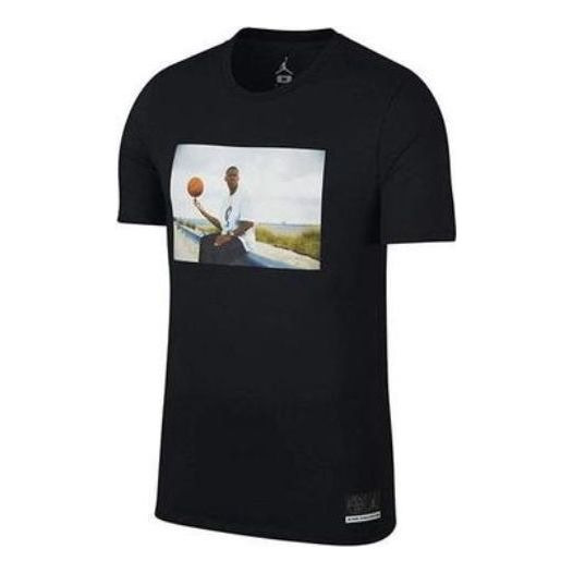 Air Jordan Retro 13 He Got Game T-Shirt 'Black' AT0524-010 - 1