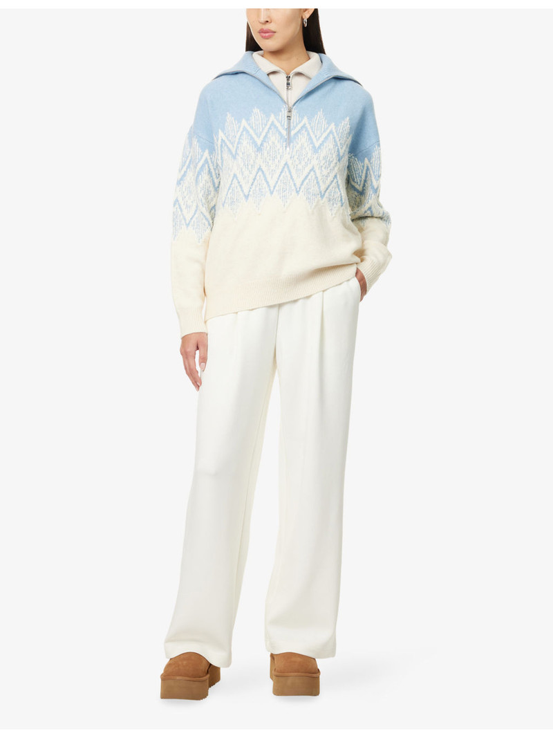 VARLEY Hedda Fairisle Patterned Wool Blend Jumper outlook