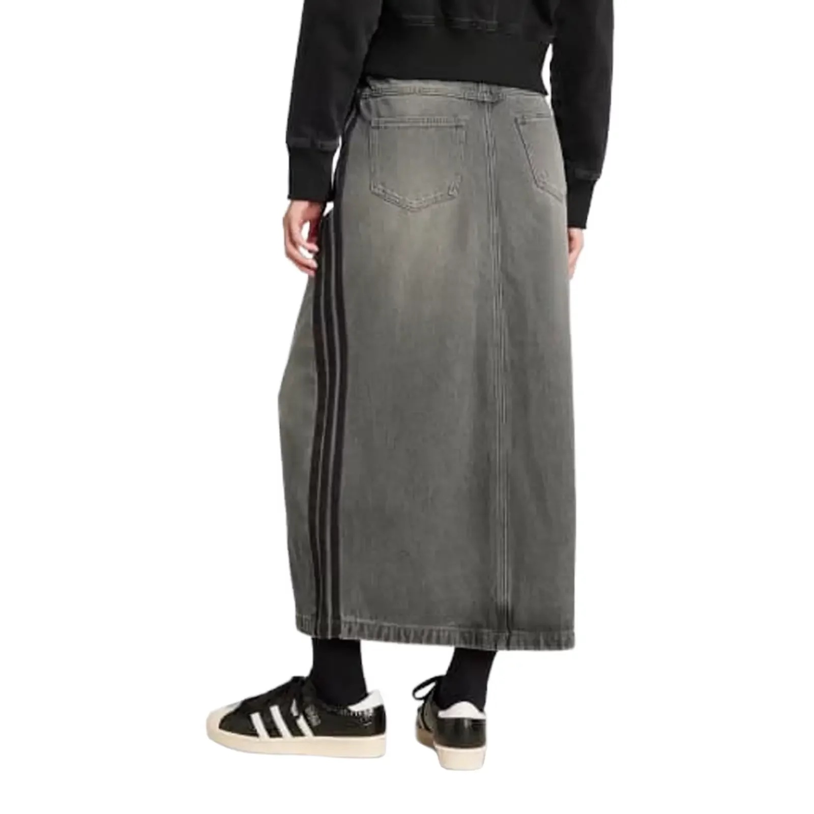 Denim Long Skirt W "Gray - 2