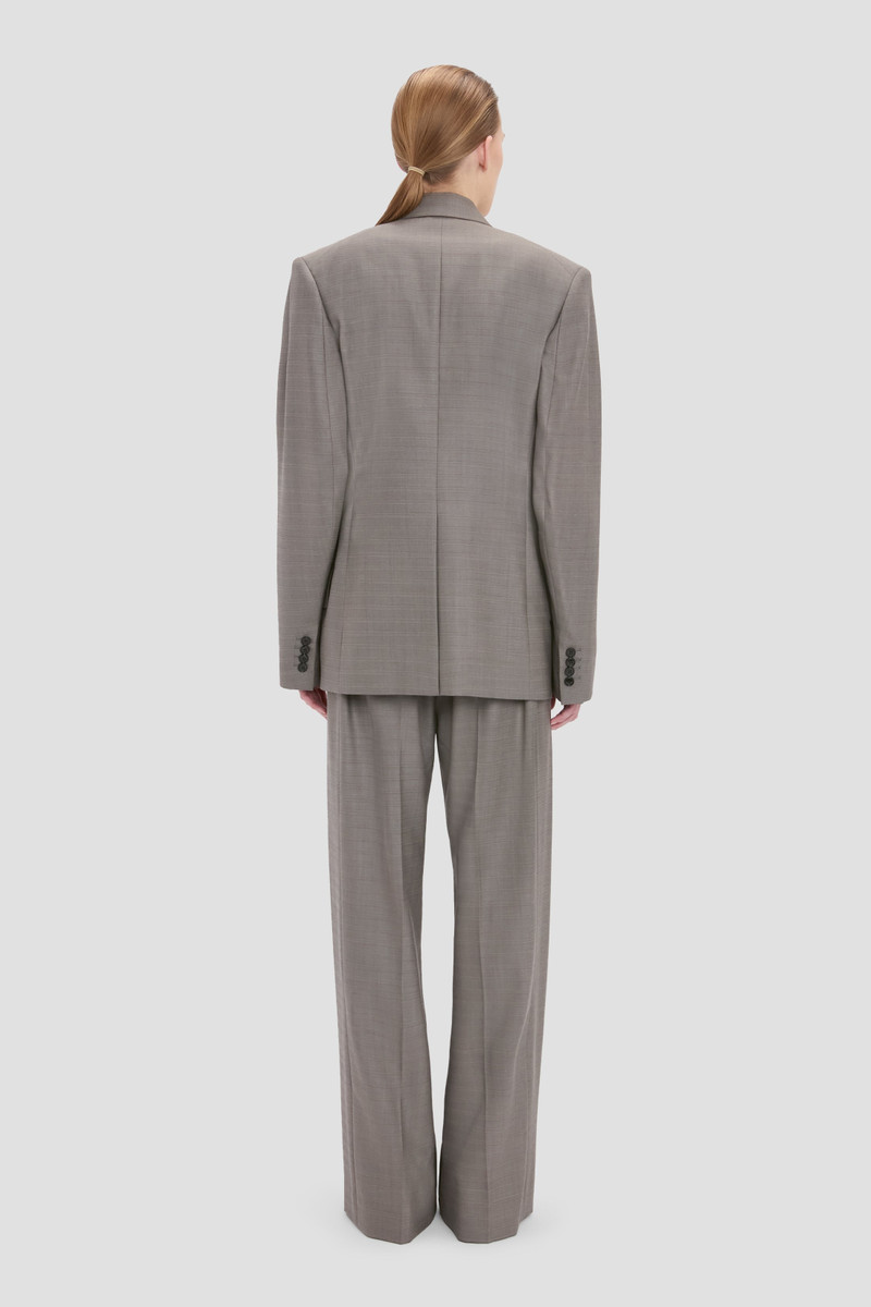 Sculptural Sleeve Jacket In Nickel 4