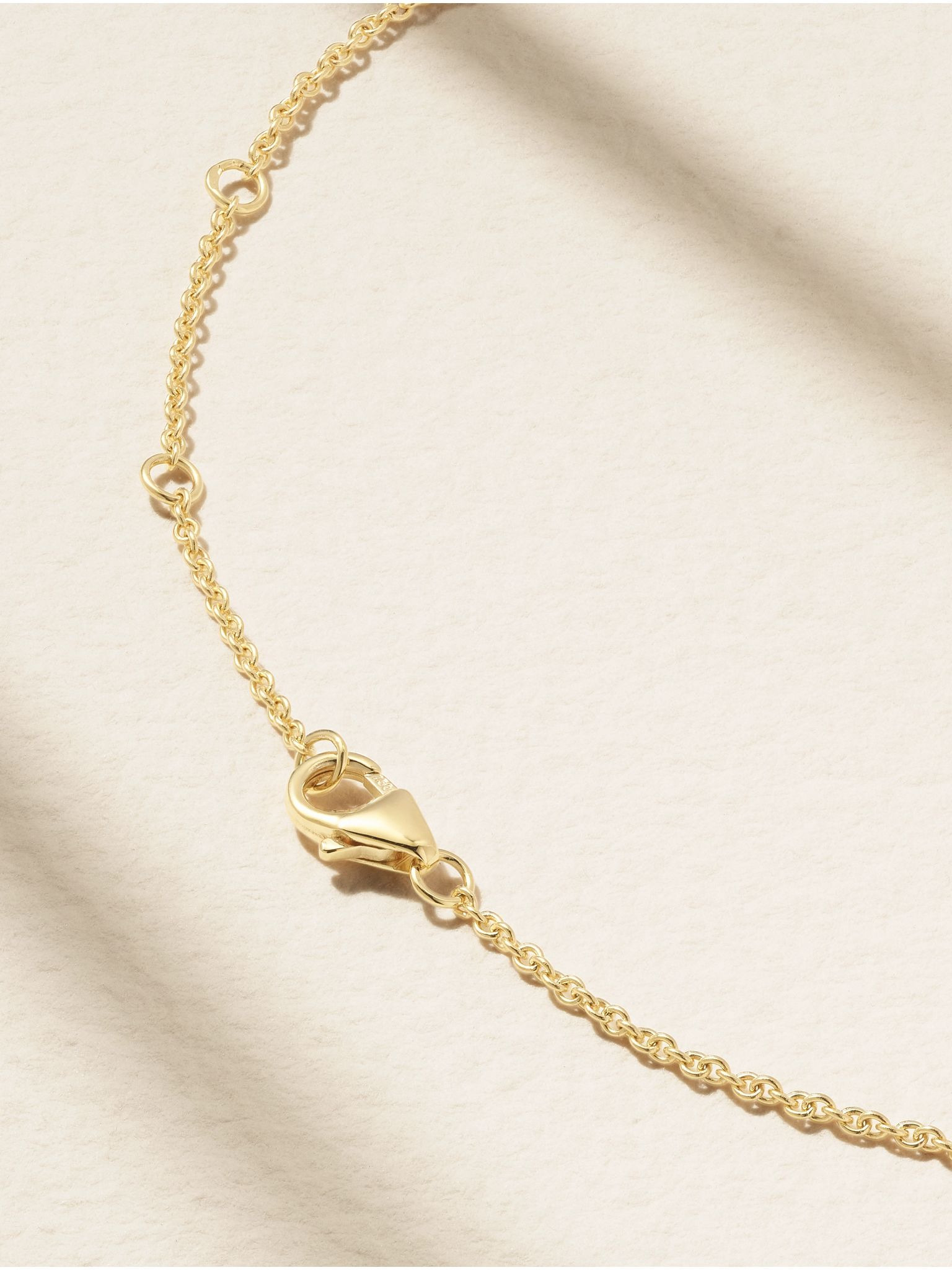 18-karat gold diamond necklace Gold - 3