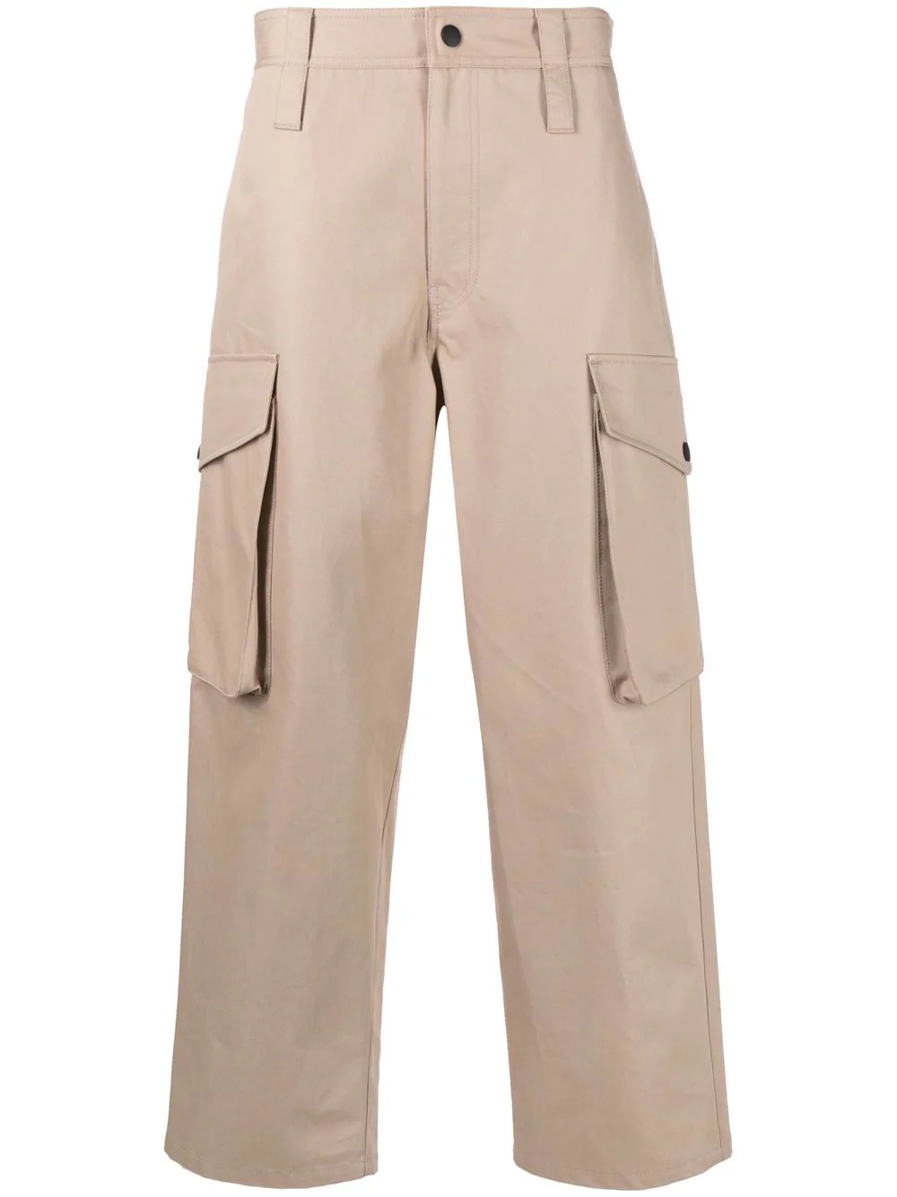 wide-leg cargo pants - 1