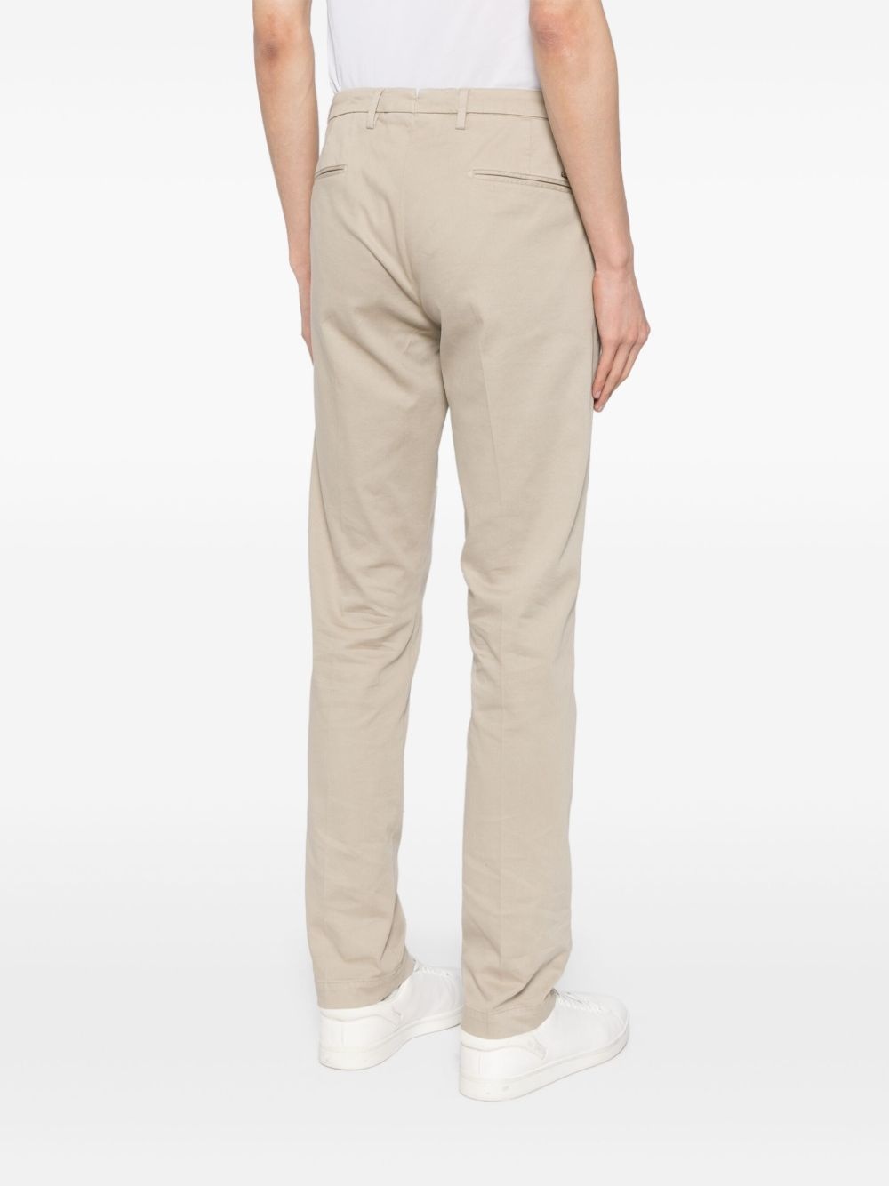 straight-leg chino trousers - 4