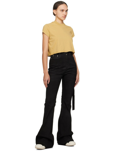 Rick Owens DRKSHDW Yellow Cropped T-Shirt outlook