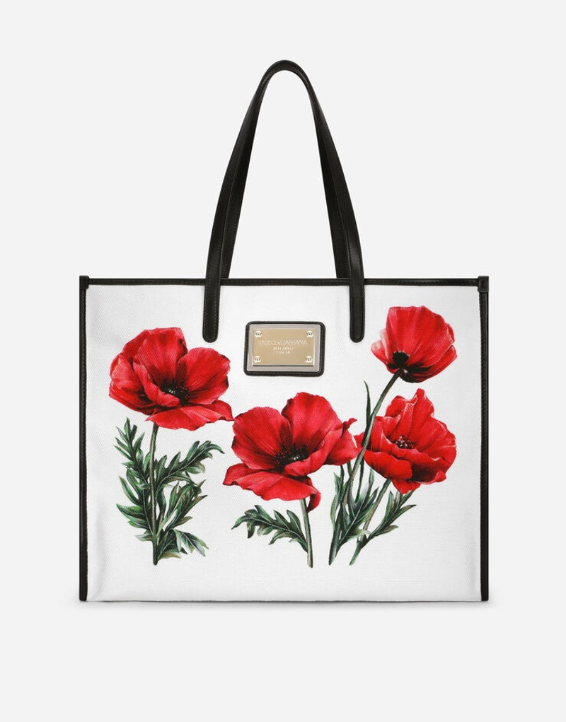 Printed canvas shopper 1