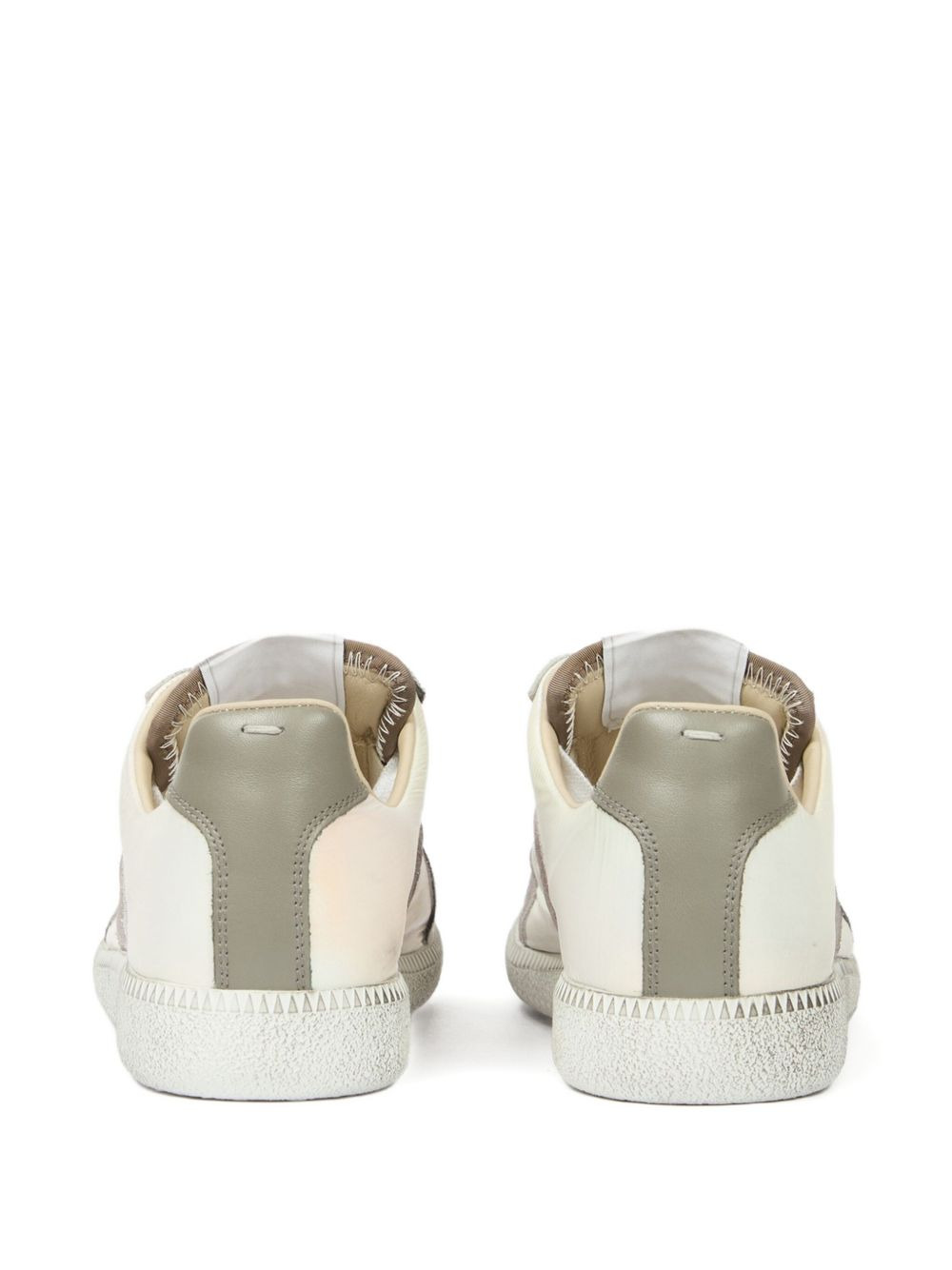 Metallic leather sneakers - 3