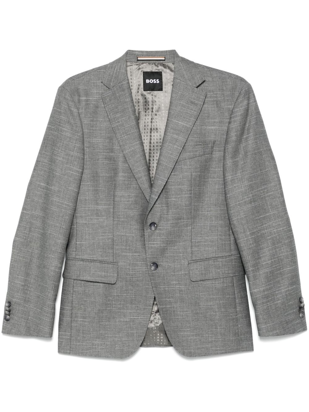 patterned blazer - 1