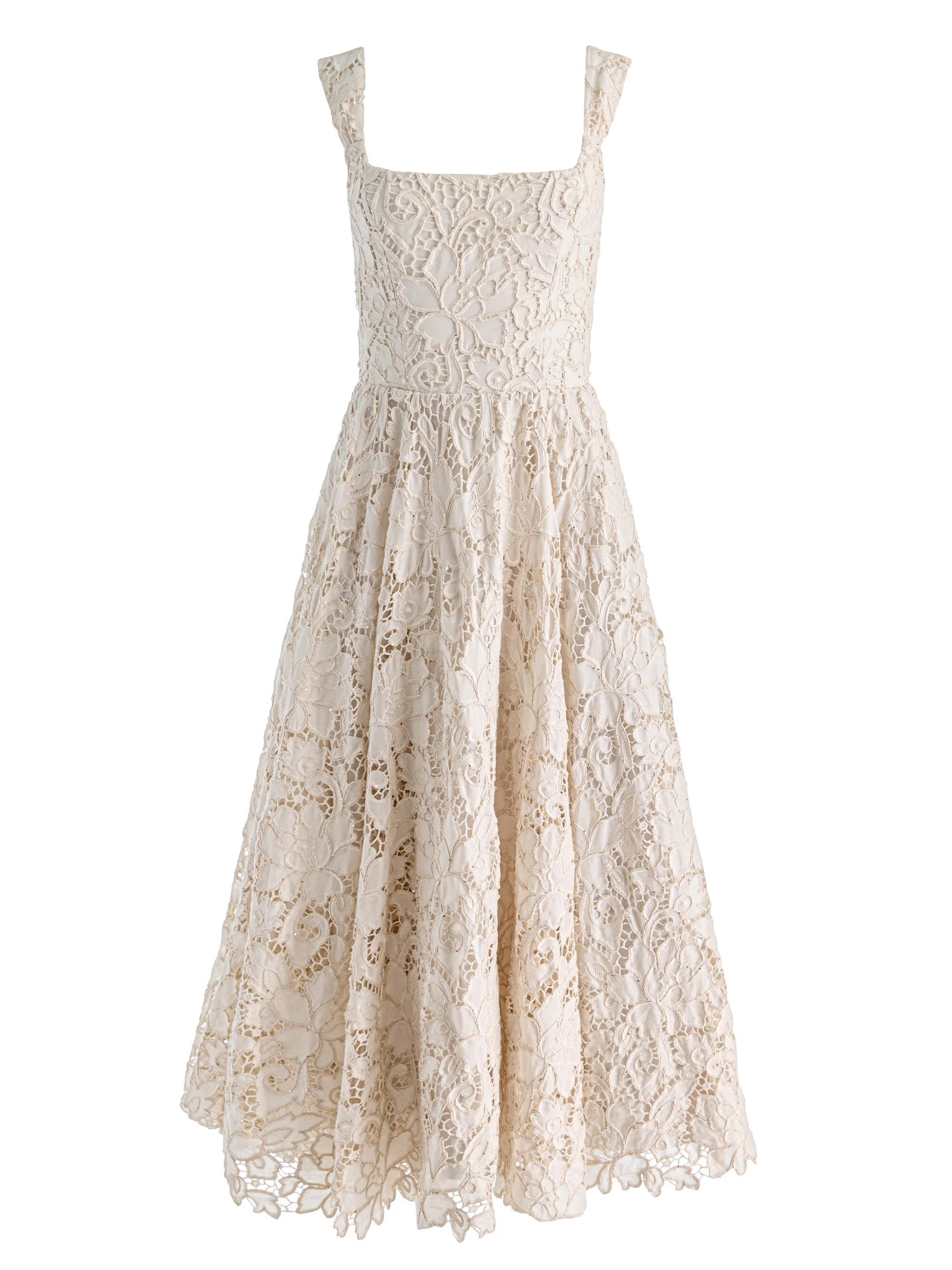 ESMA FLARED MIDI DRESS - 1