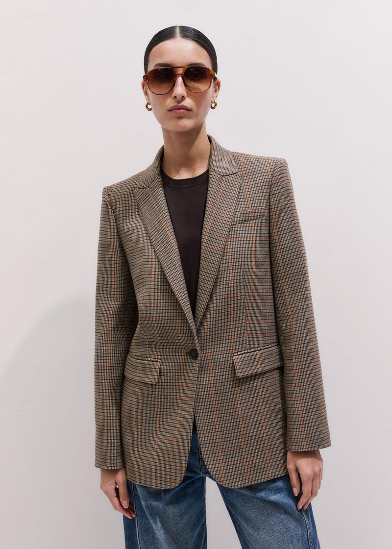 Sharp Shoulder Blazer 6