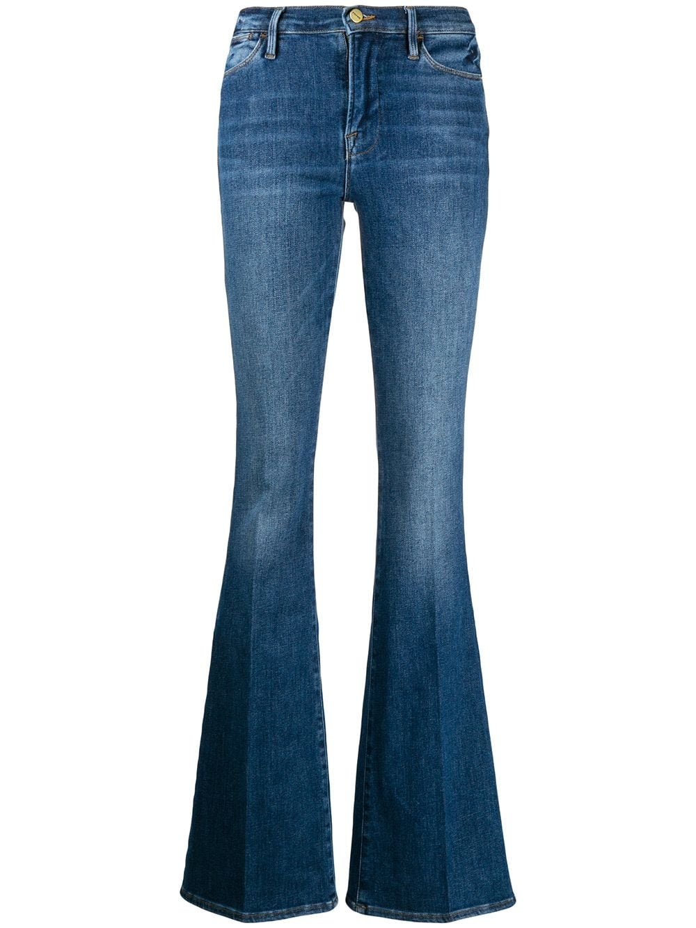 slim-fit flared jeans - 1