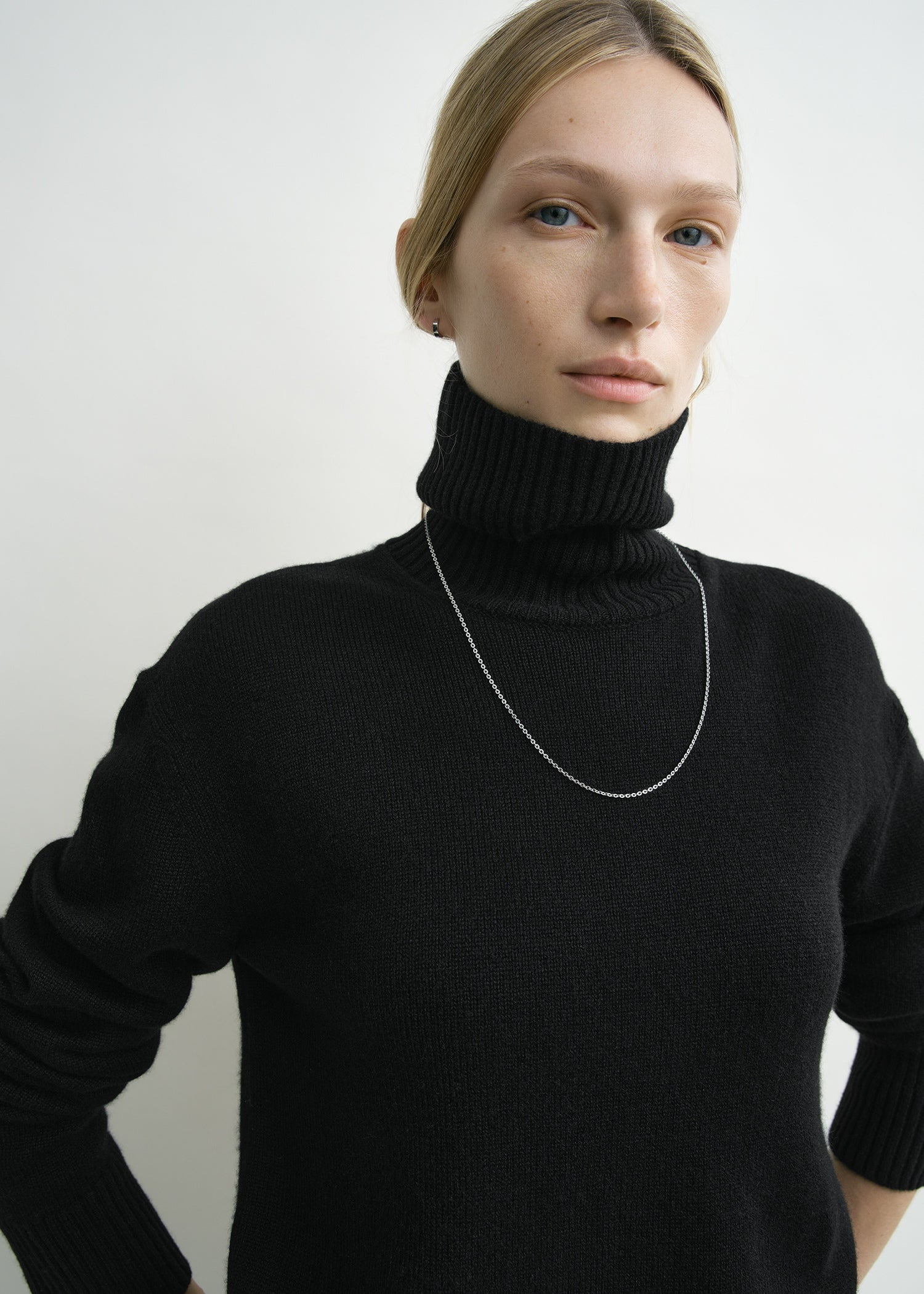 Cashmere turtleneck black - 5