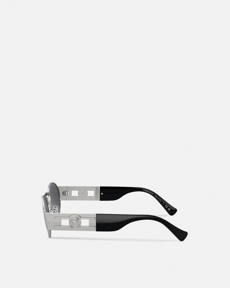 Medusa Deco Oval Sunglasses 3