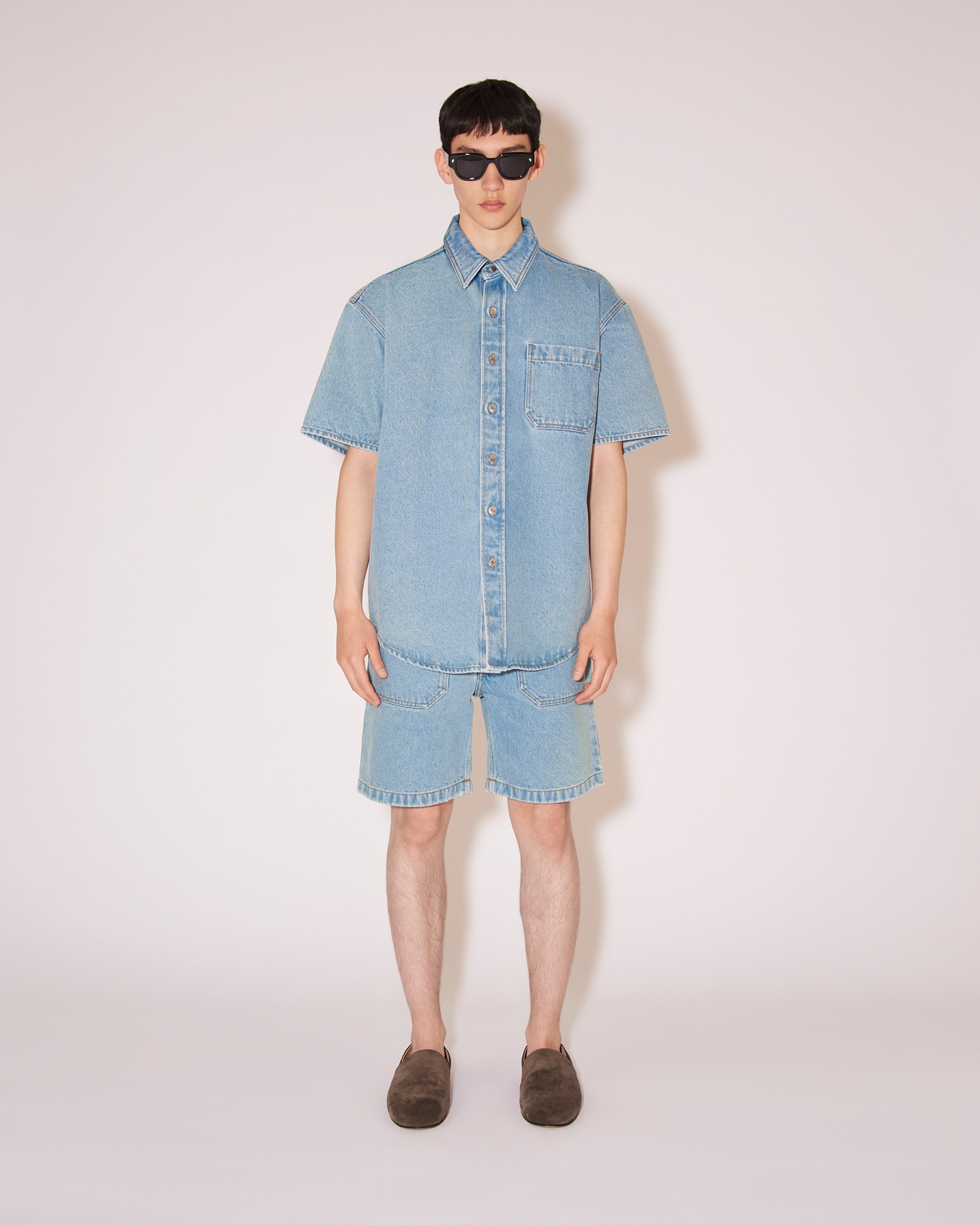 AVERY - Denim shirt - Light blue - 2