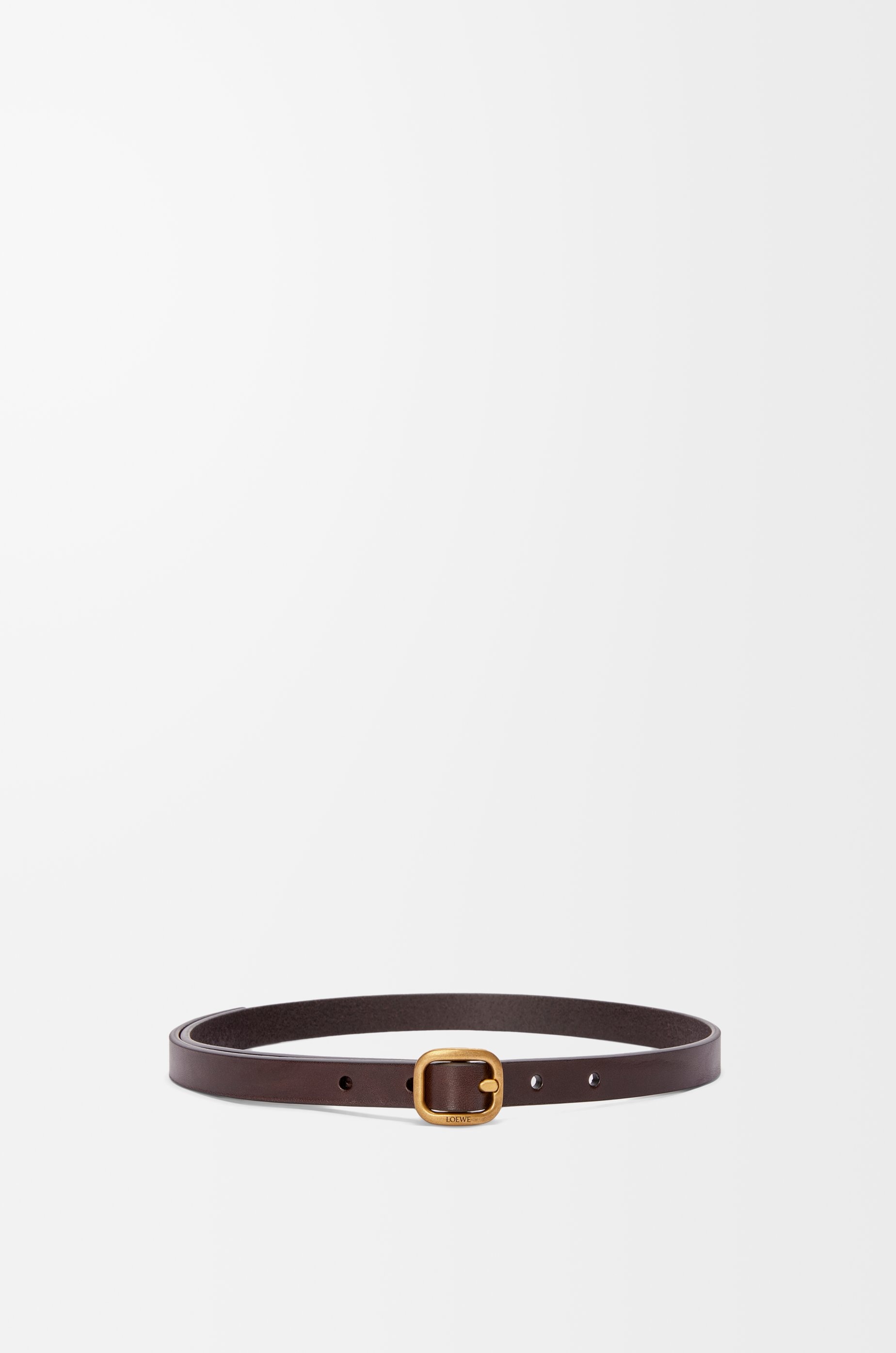 Rounded soft belt in classic calfskin - 1