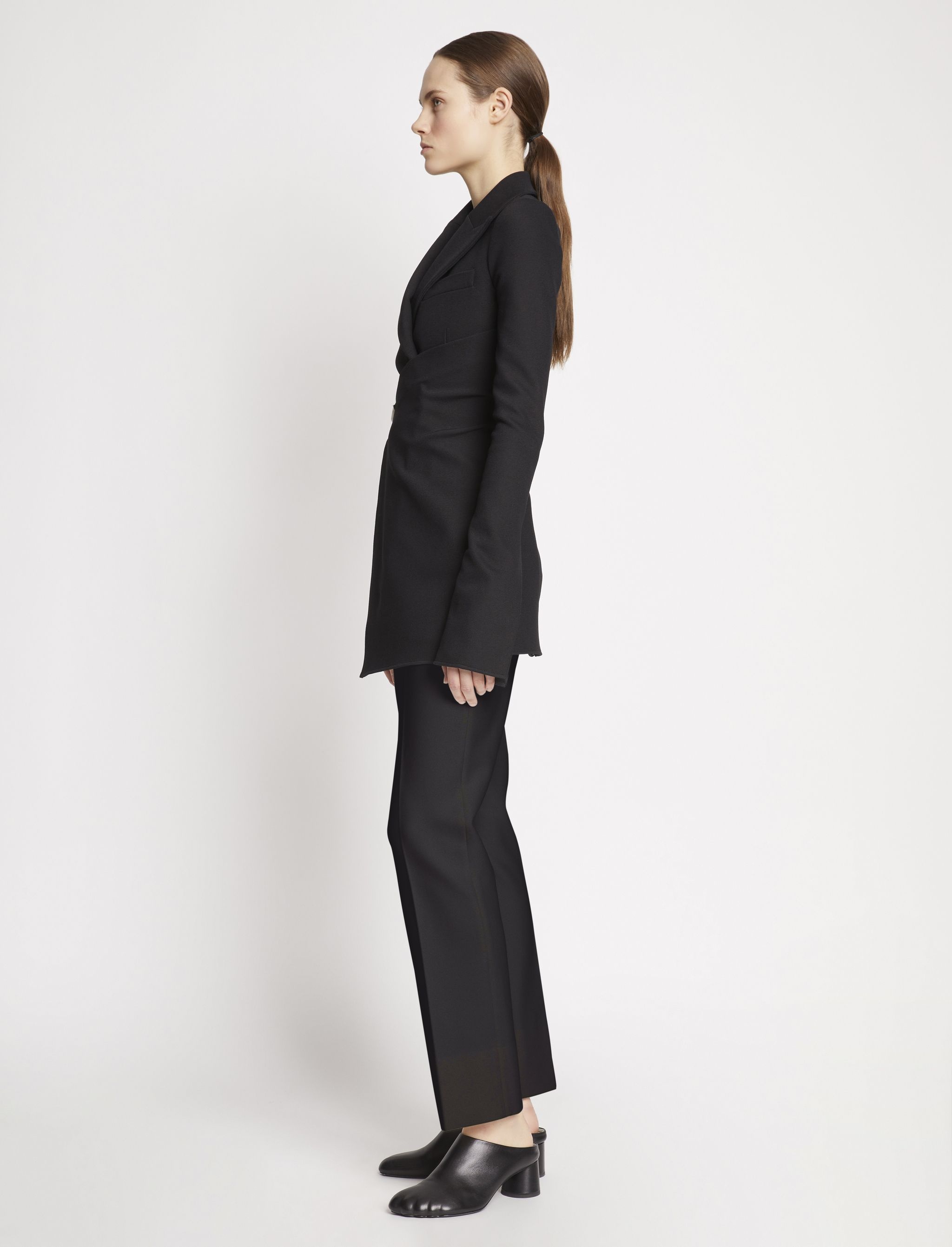 Bi-Stretch Crepe Cinched Jacket - 4
