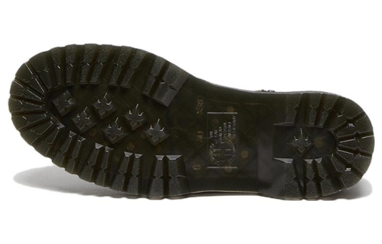 Dr. Martens Jadon II Boot Neon Star Leather Platforms 'Black Yellow' 27617002 - 6