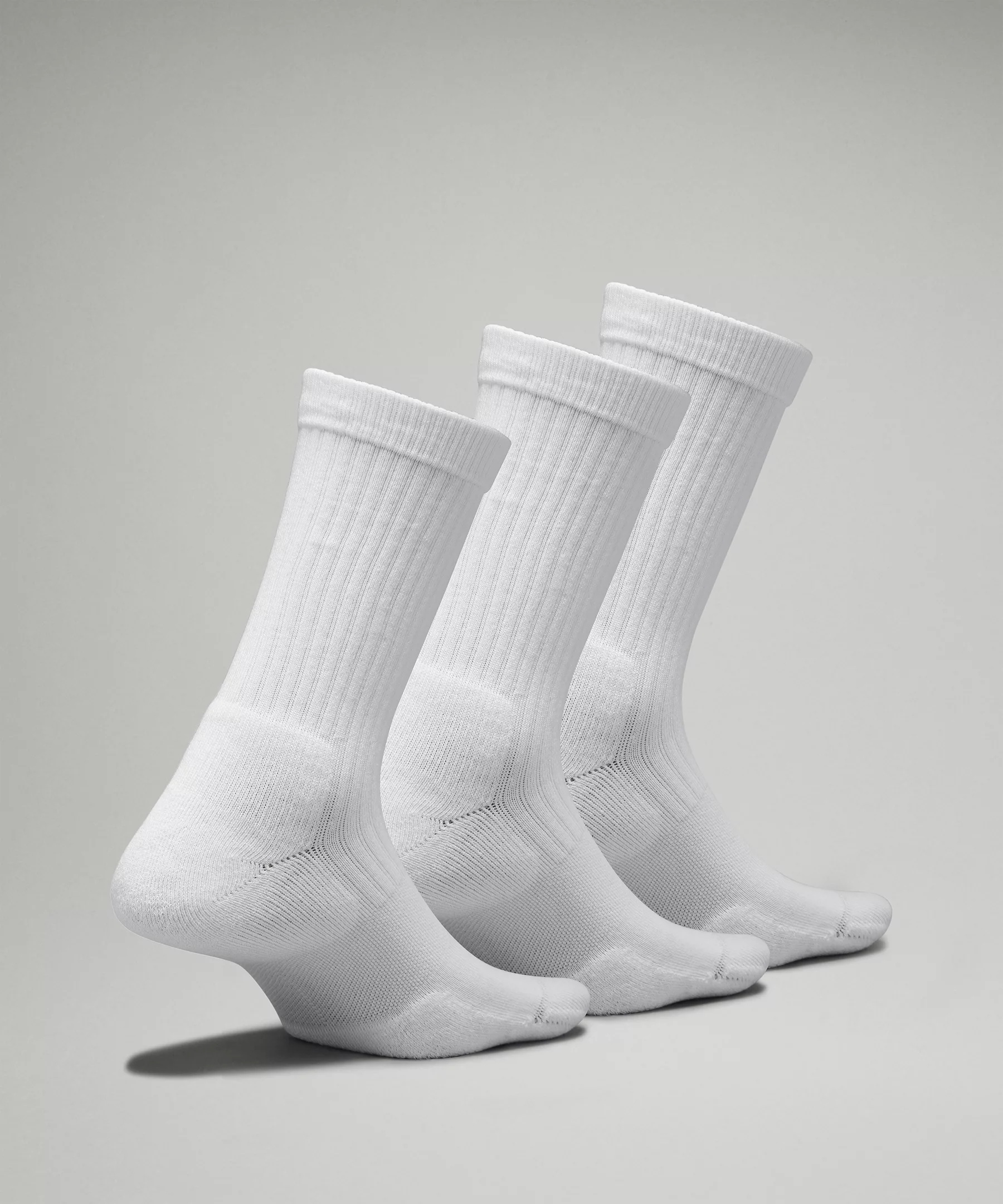 Women's Daily Stride Ribbed Comfort Crew Socks *3 Pack - 4