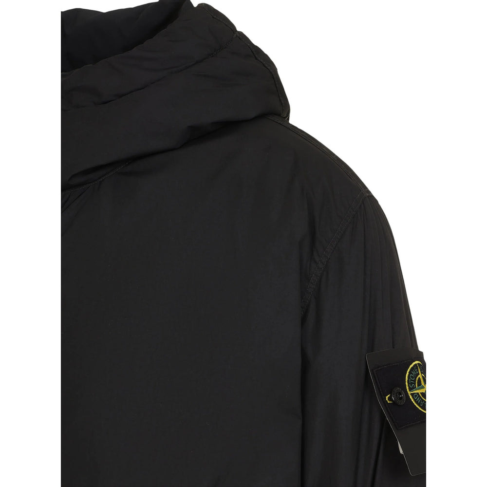 Stone Island Black Jackets - Hooded Jackets Men - 3