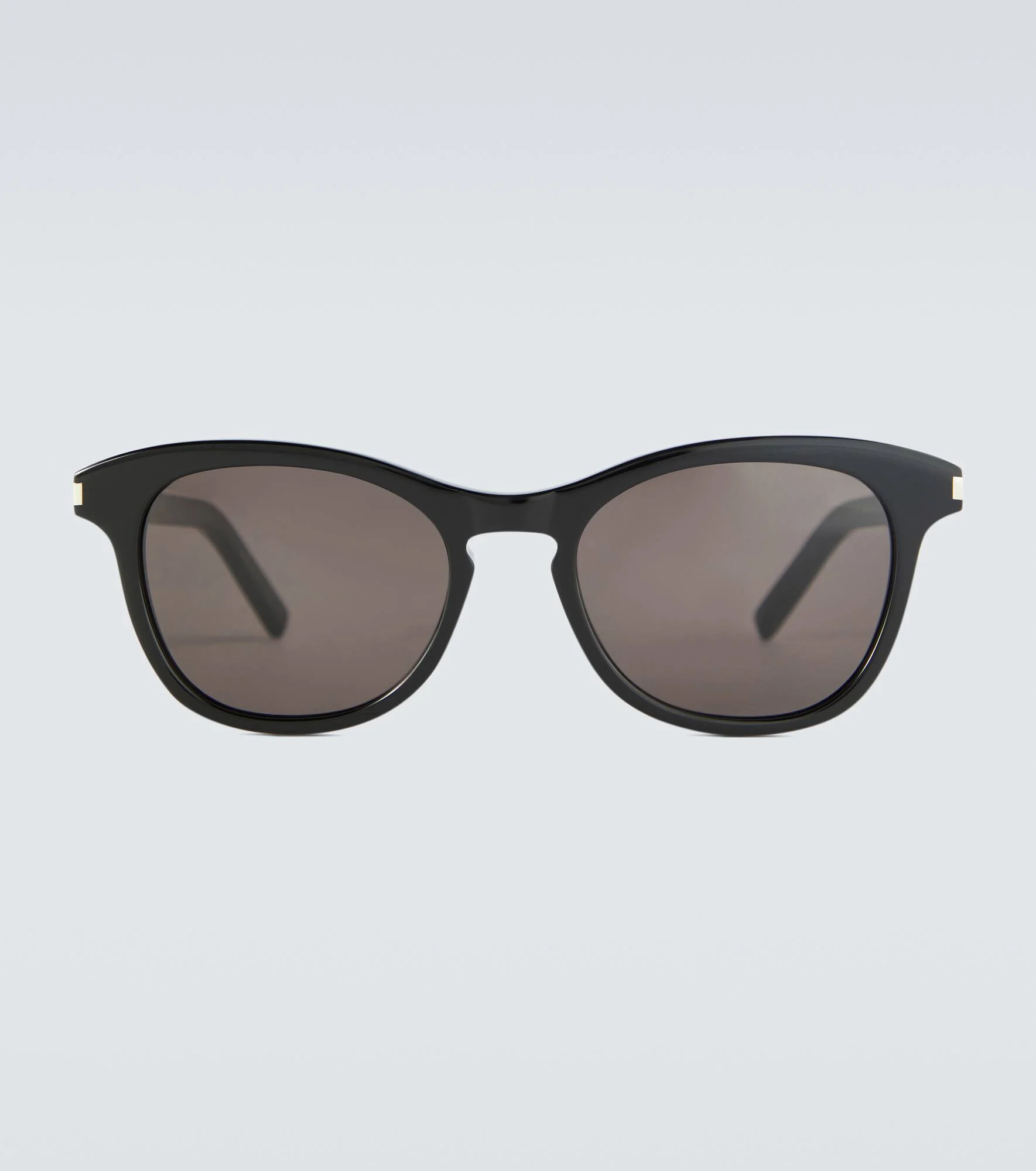 Round-frame acetate sunglasses - 1