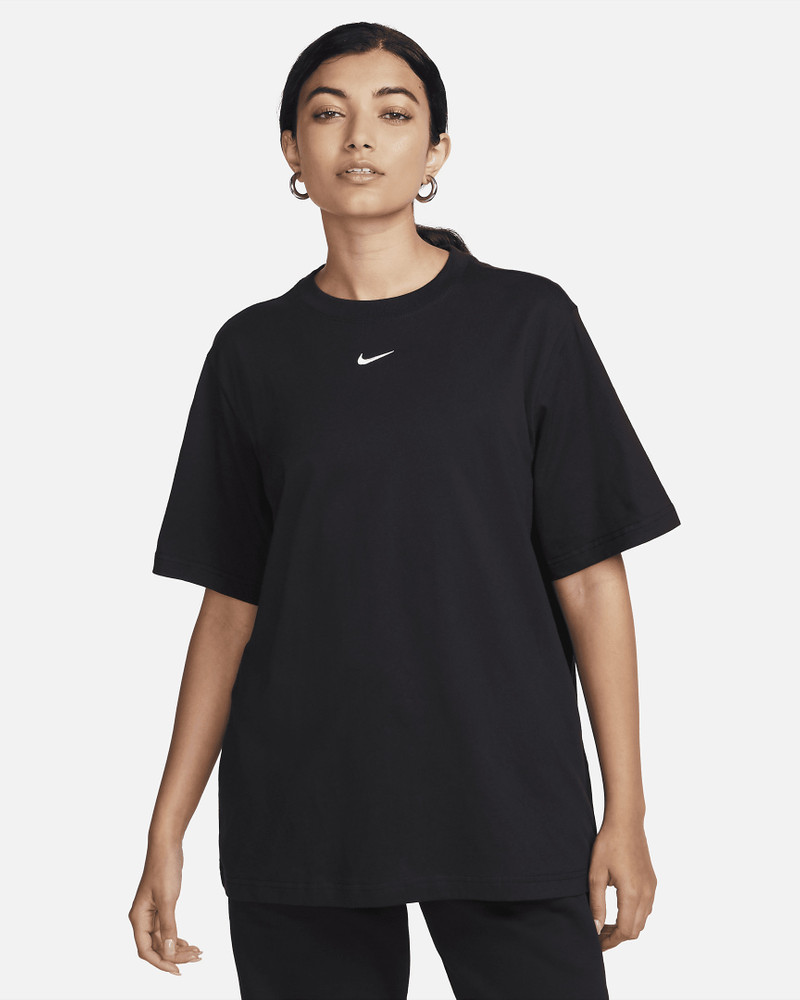 Swoosh-logo cotton T-shirt - 1