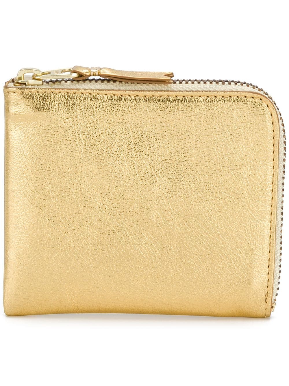 metallic zipped wallet - 1