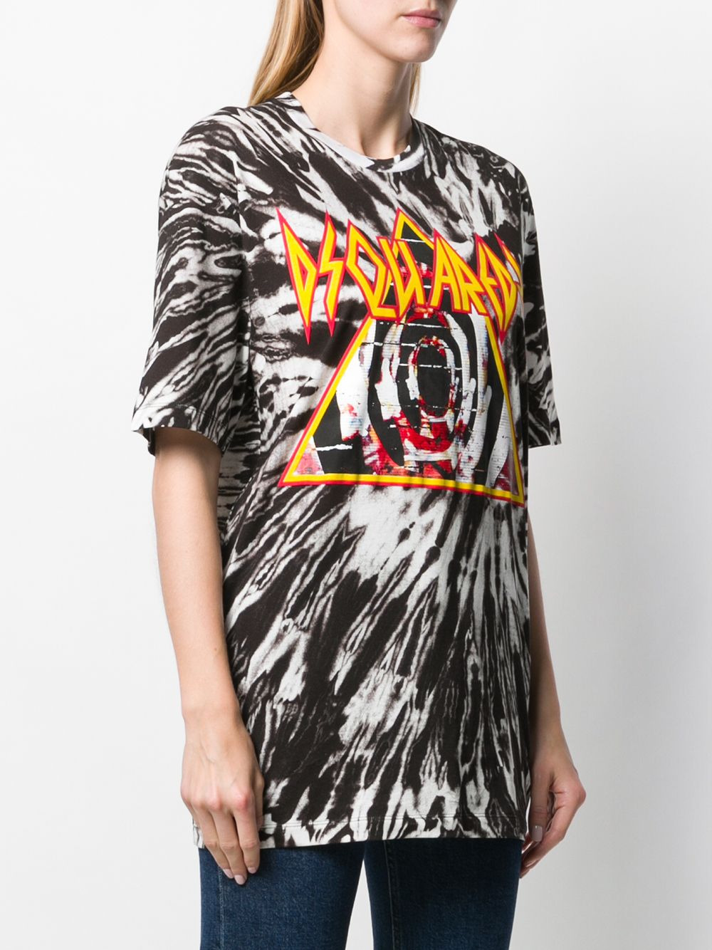 tie-dye print T-shirt - 3