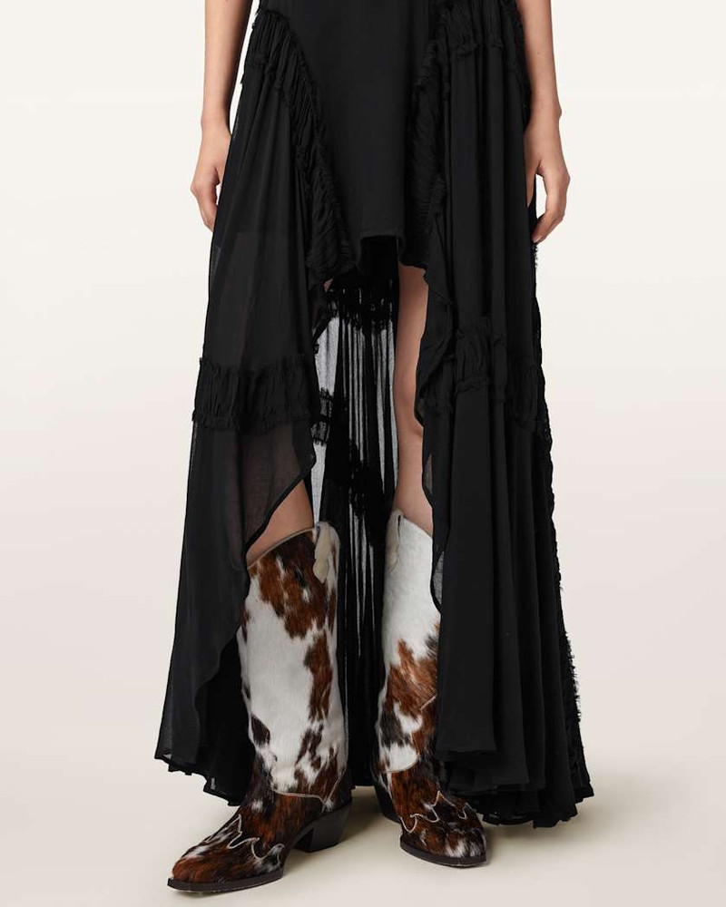 DORINA SLEEVELESS RUCHED MAXI DRESS 5