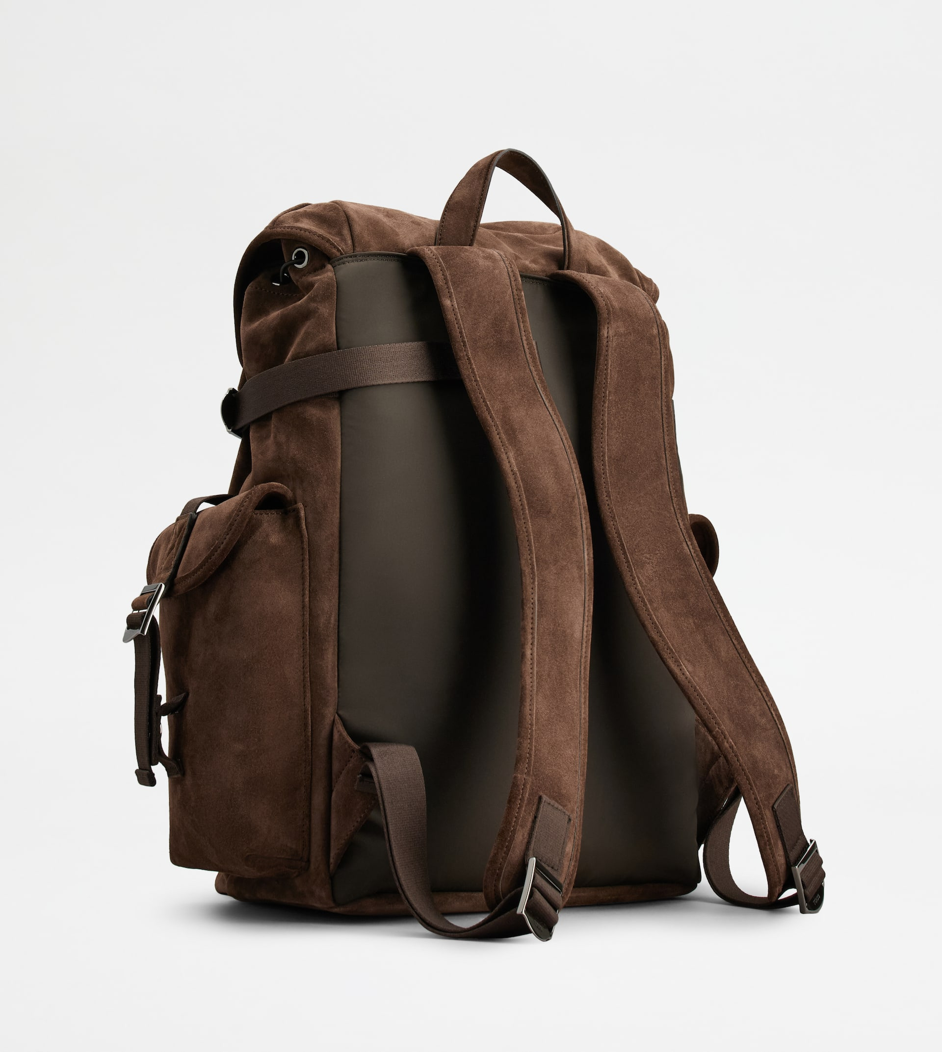 BACKPACK IN SUEDE MEDIUM - BROWN - 3